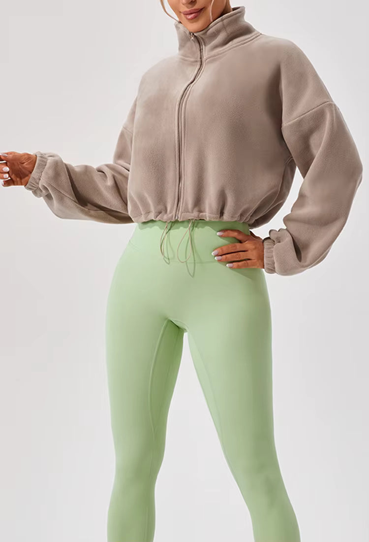 Warm Fleece Jacket – Beige