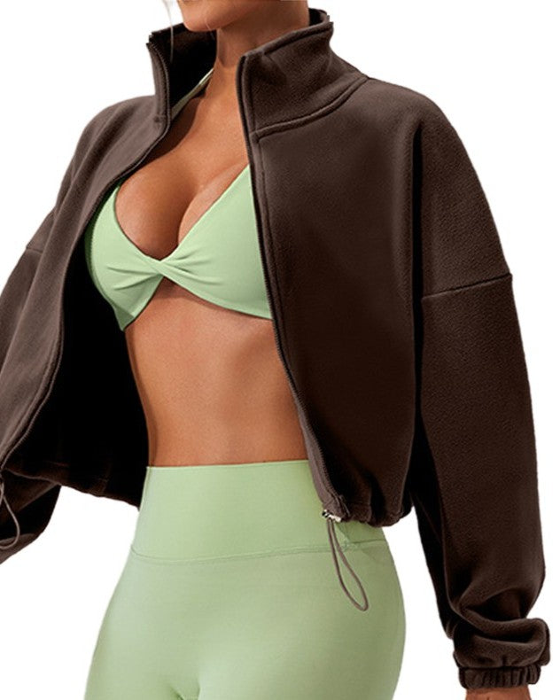 Warm Fleece Jacket – Brown