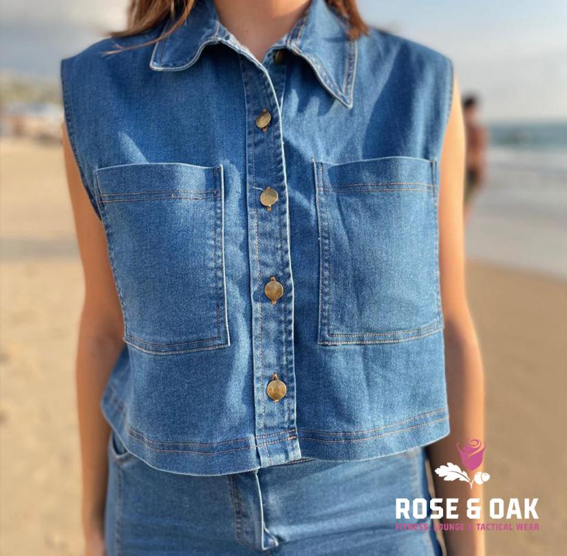 Denim on Denim Set - Signature Rose and Oak