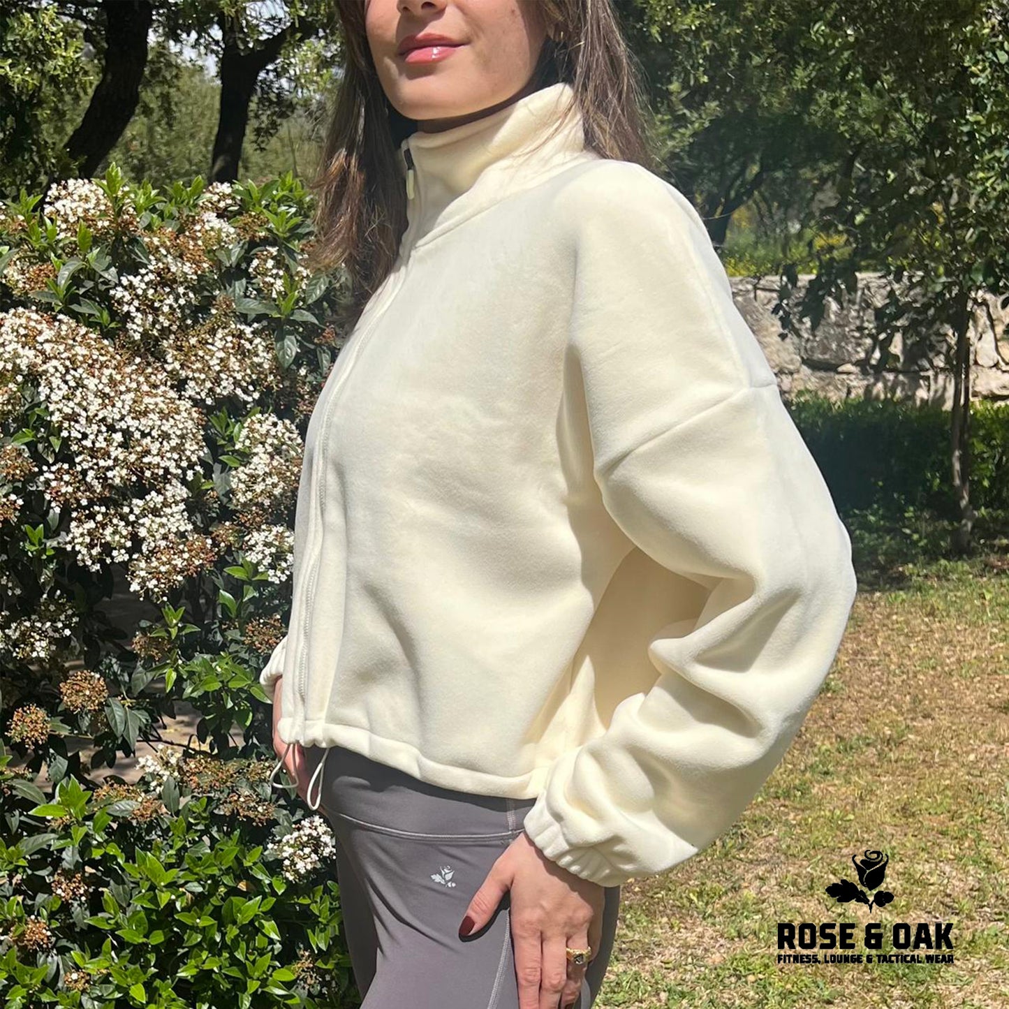 Fleece Jacket - White