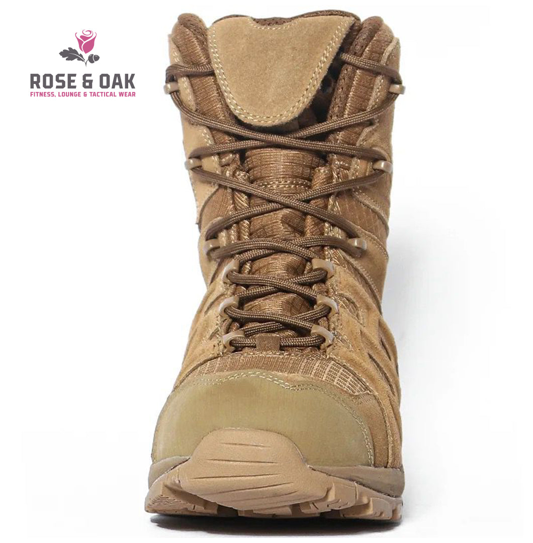 Leather Mid-Cut Tactical Desert Combat Shoes
