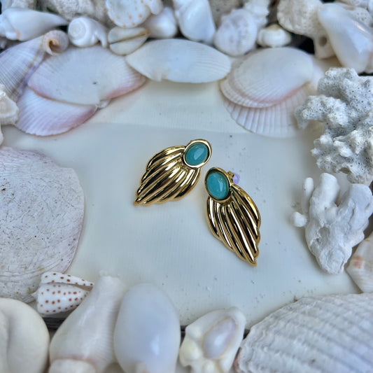 Blue Coastline Earrings