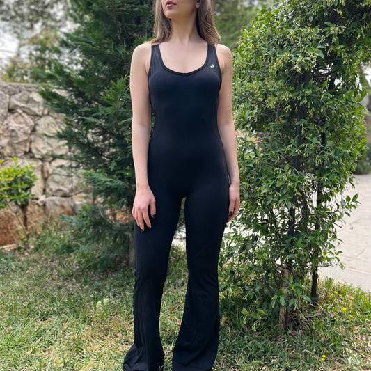 Black Magnolia Jumpsuit