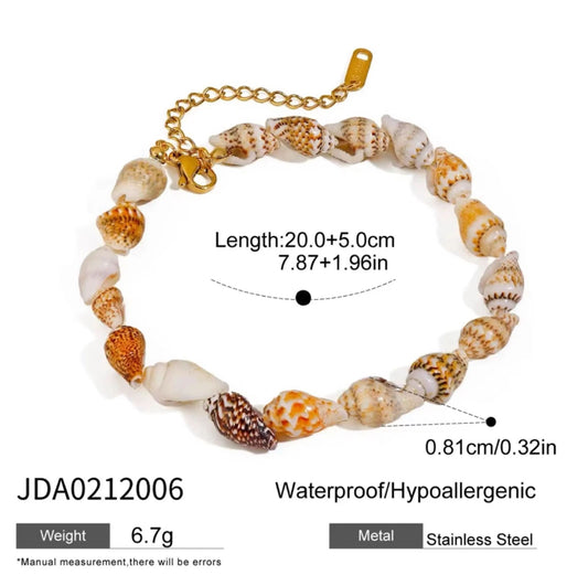 Seashell Cocktail Bracelet