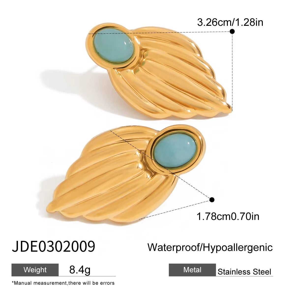 Blue Coastline Earrings