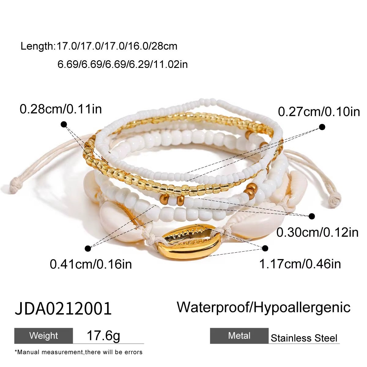 Coastal Flora Charm Bracelet