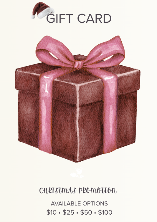 ROSE AND OAK CHRISTMAS GIFT CARD