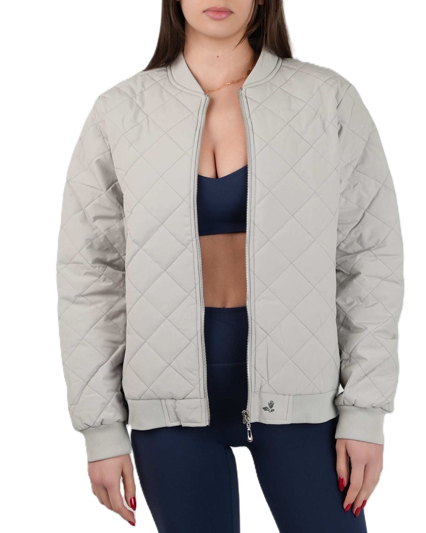Quilted Bomber Jacket