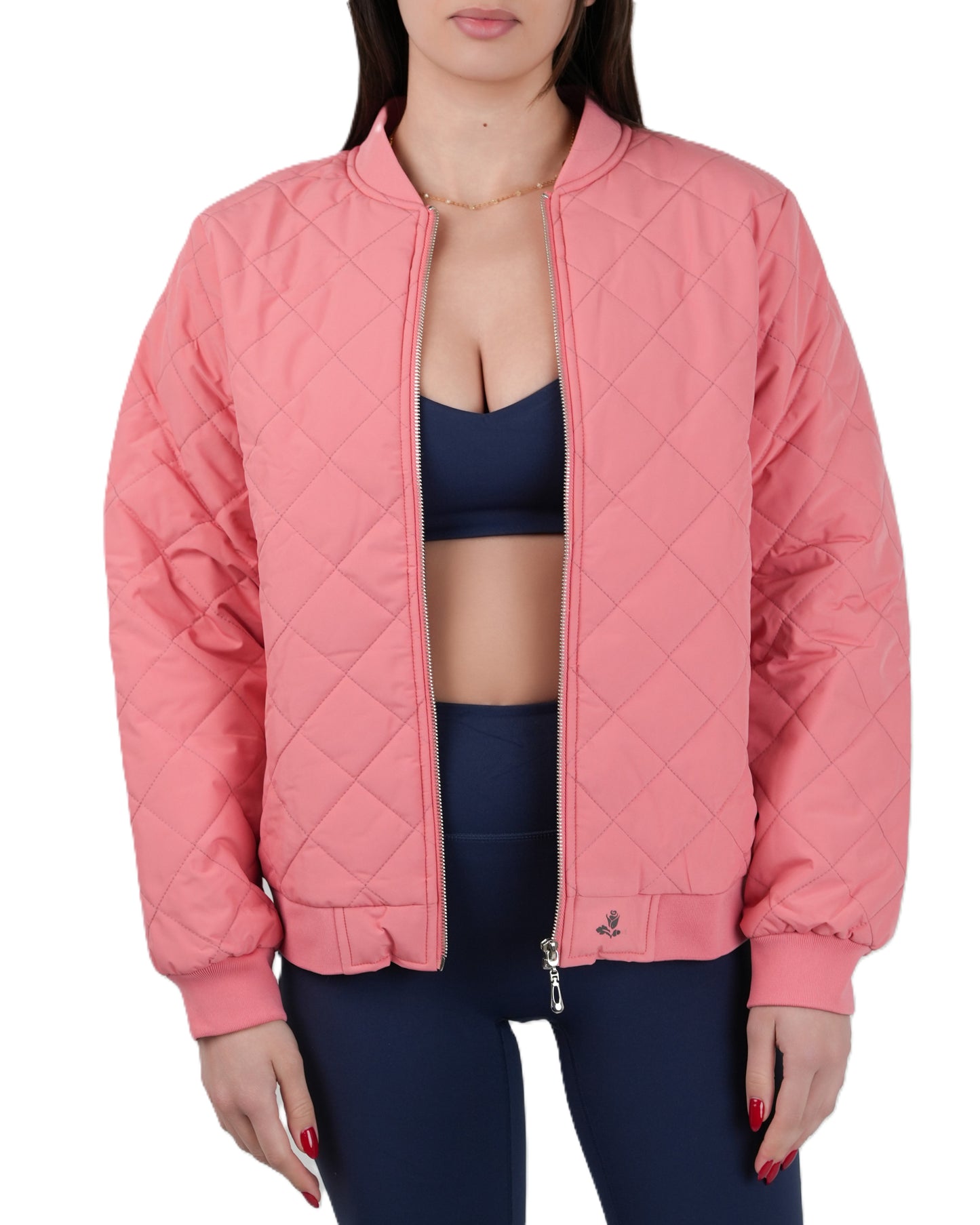 Quilted Bomber Jacket