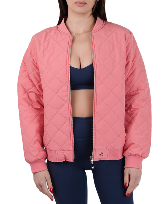 Quilted Bomber Jacket
