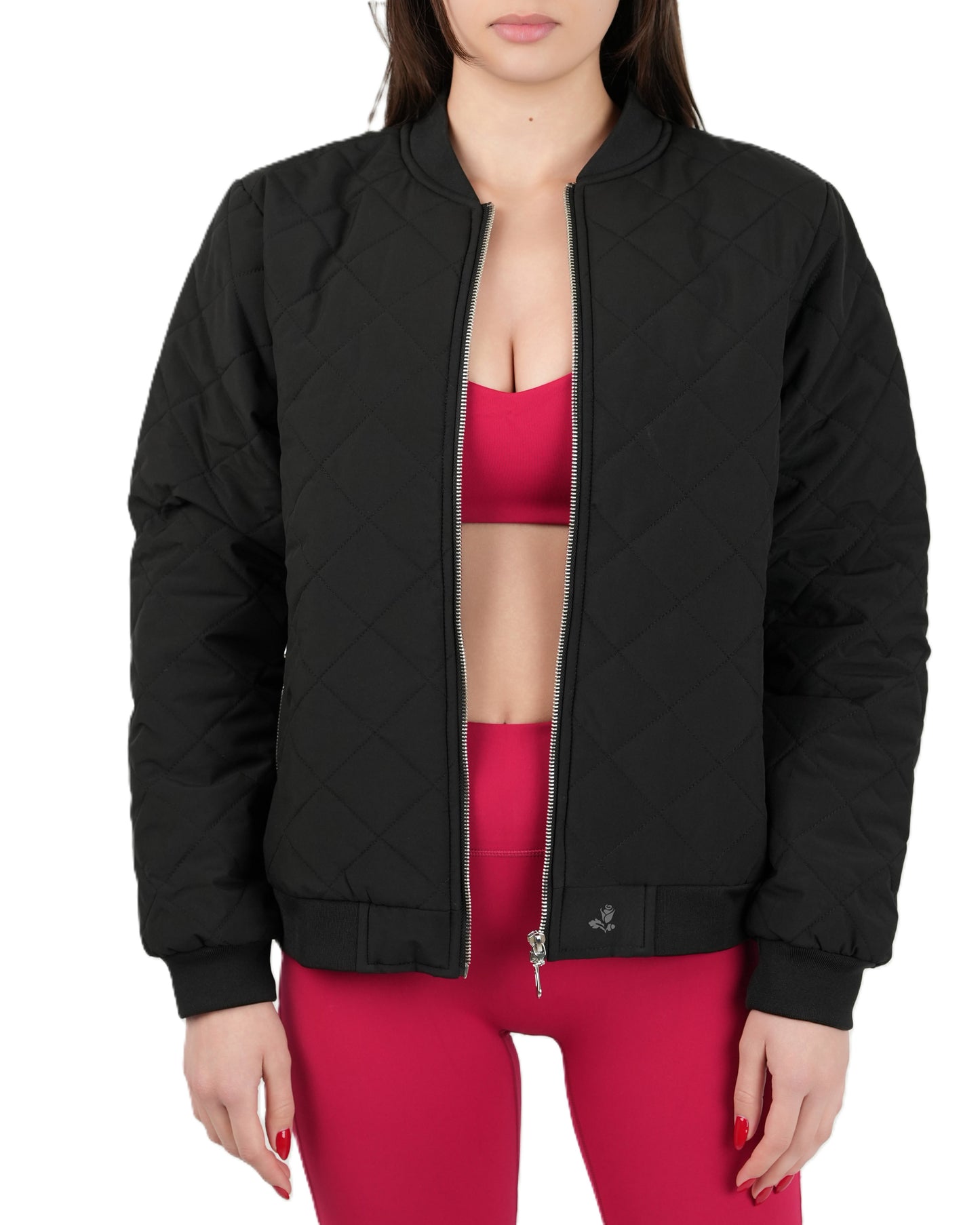 Quilted Bomber Jacket