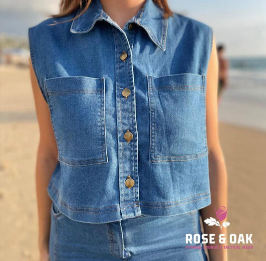 Denim on Denim Set - Signature Rose and Oak