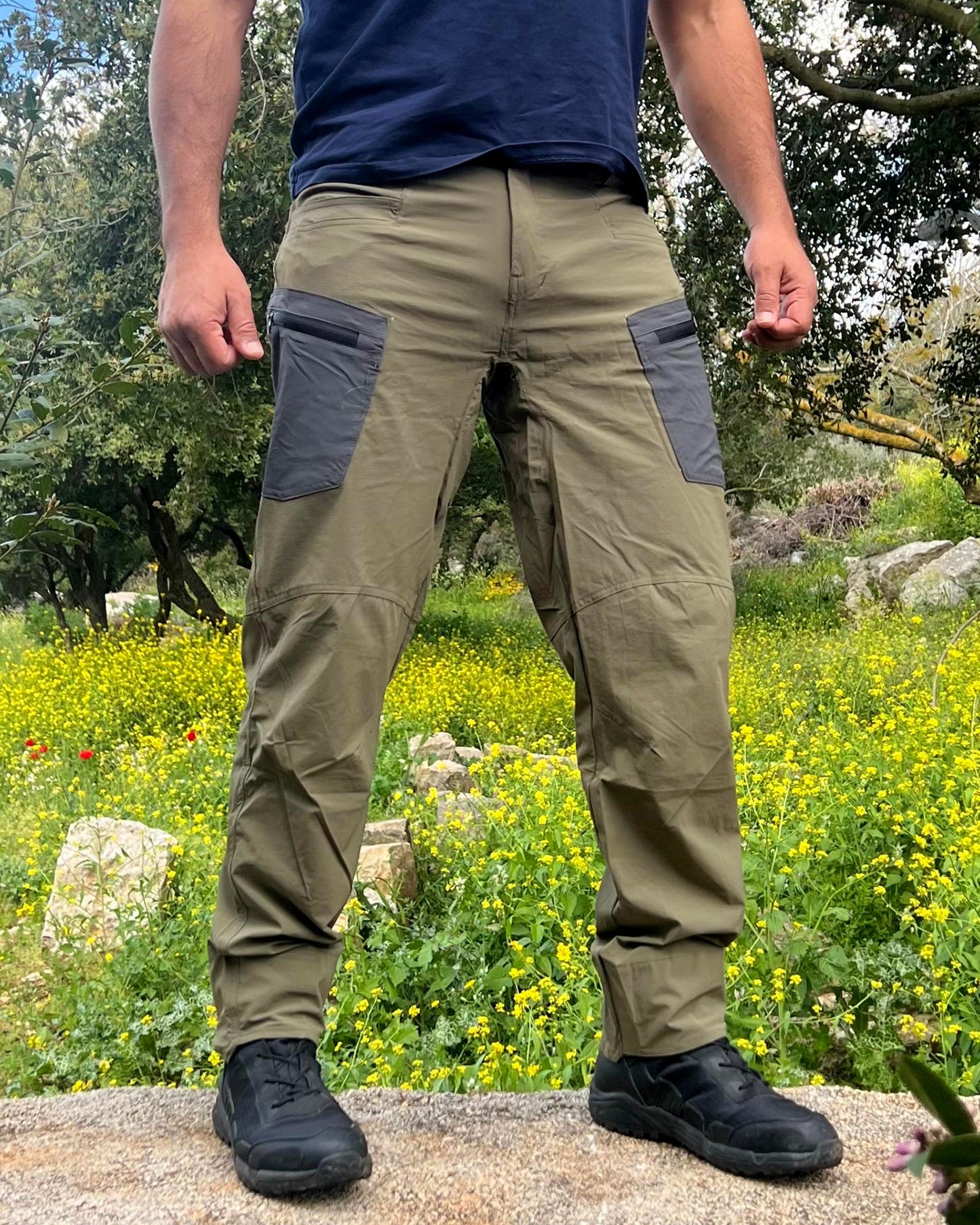 Men's Lightweight Tactical Pants - Olive