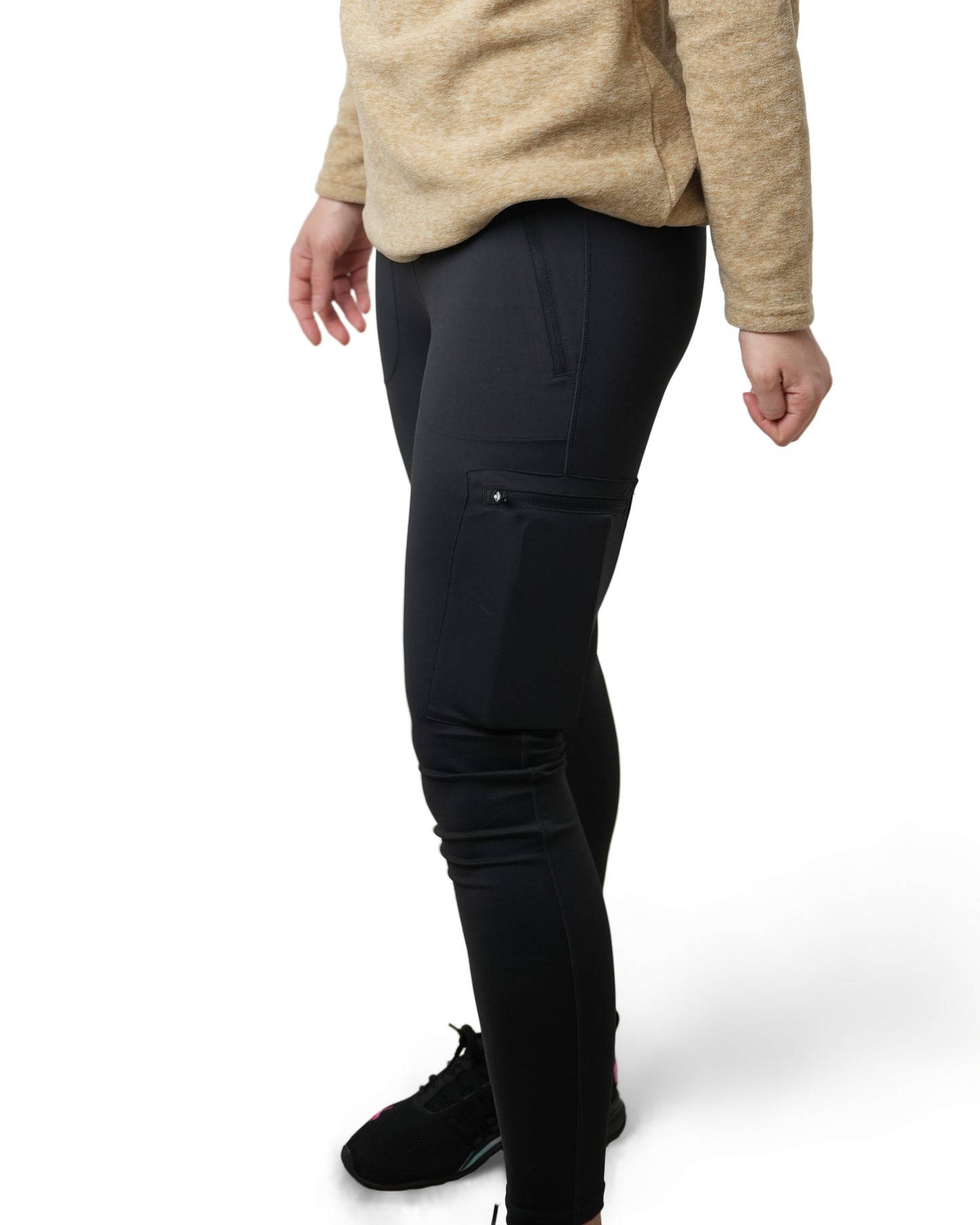 Seamless Pocket Leggings - Black