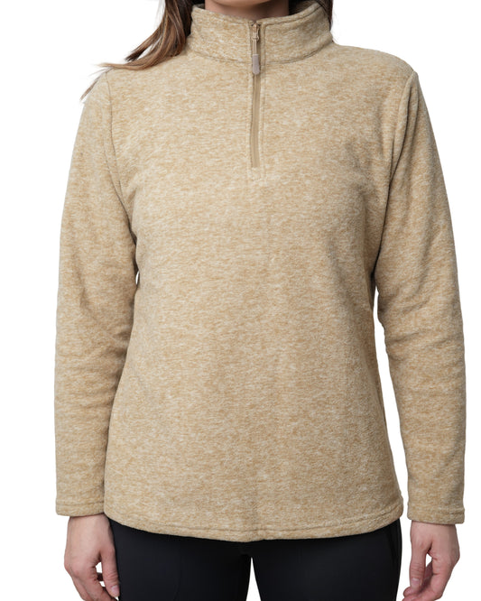 Women's Fleece Sweatshirt – Khaki
