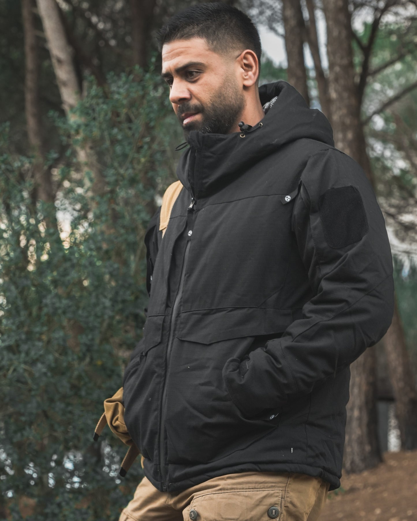 Men’s Waterproof Tactical Puffer Jacket